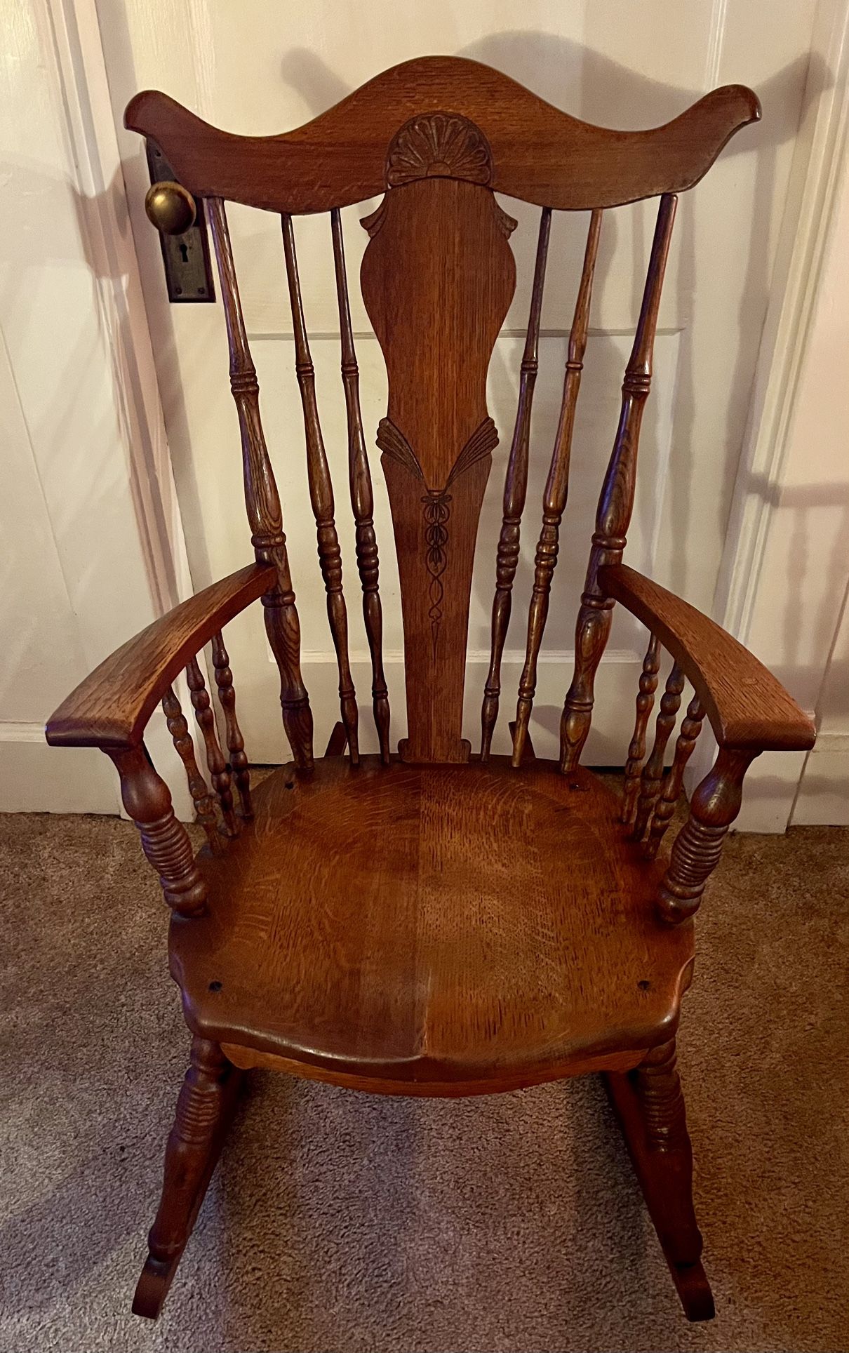 ANTIQUE Oak Rocking Chair