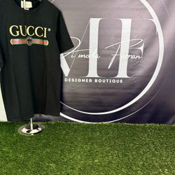 Gucci Black T Shirt Size Medium