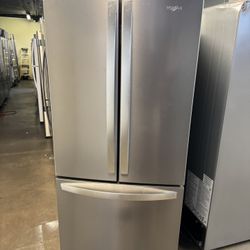 Whirlpool 30” Stainless Steel French Door Refrigerator 