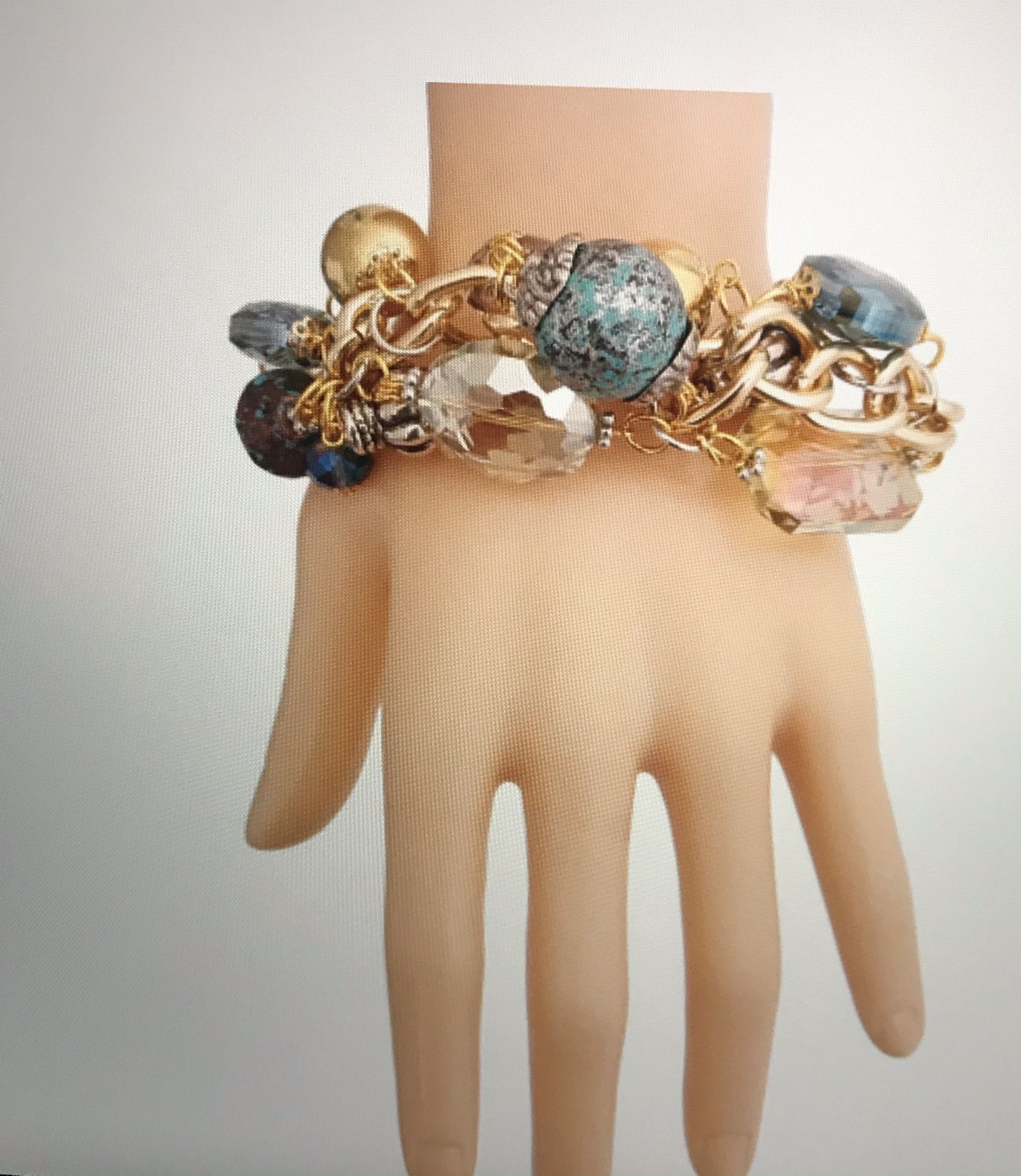 Gold Metal Chain Bracelet 