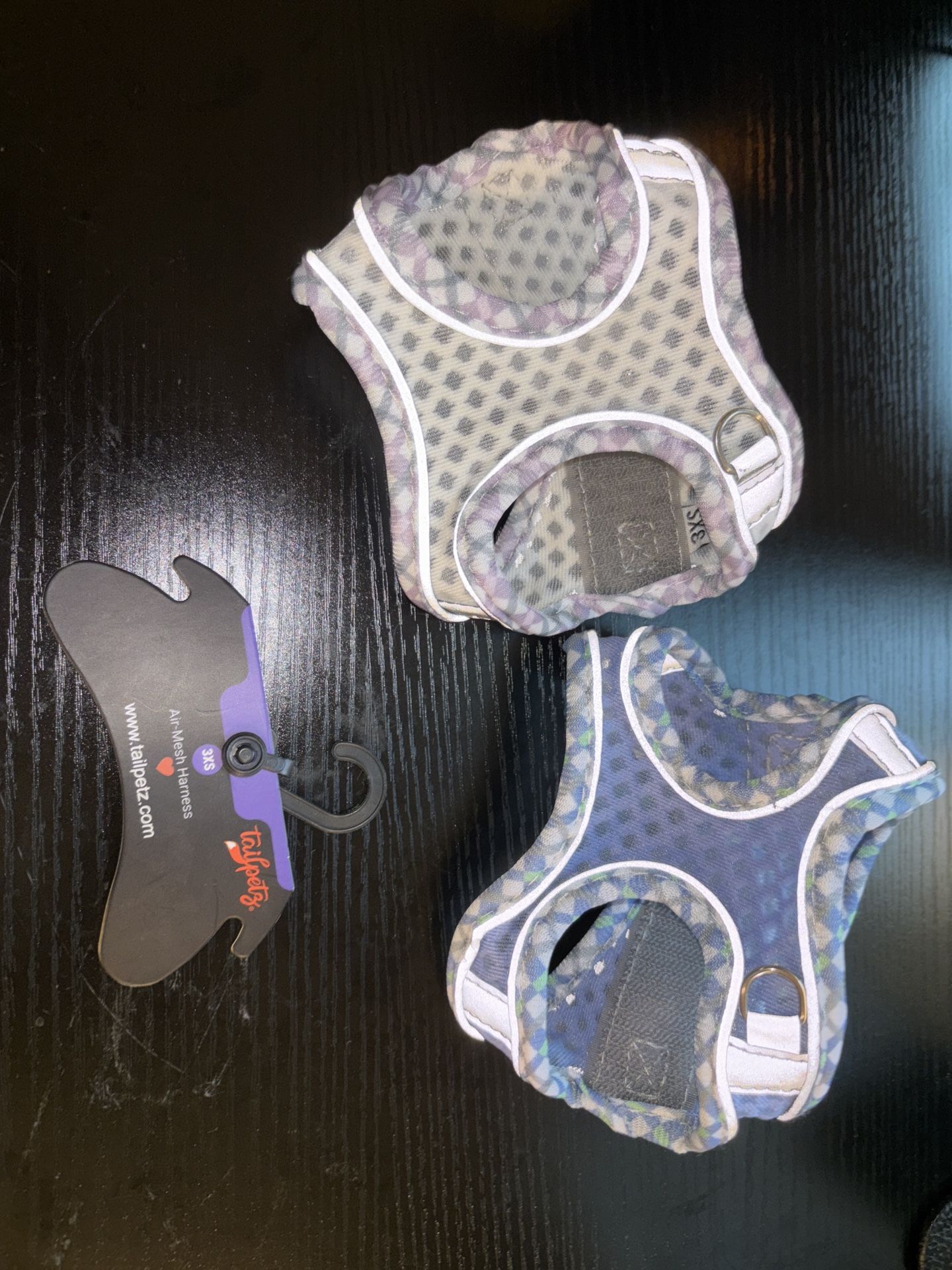 XXXS (3XS) Pet Harness (lavender and silver)
