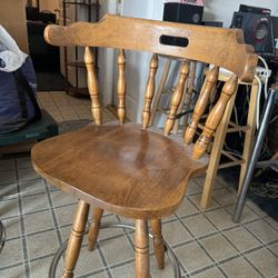 Matching Set Of 2 Kitchen Stools 