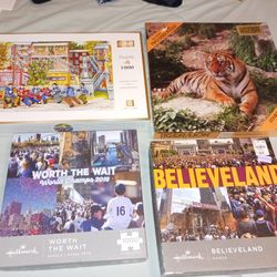 4 Jugsaw Puzzles 