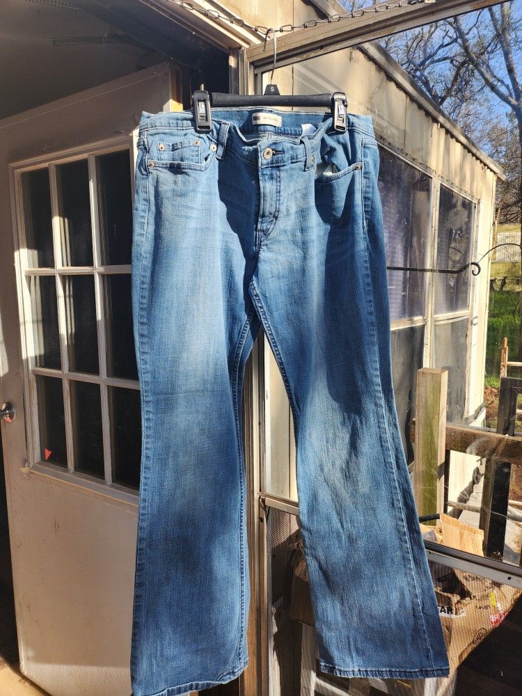 Levis :They fit so good, you'll forget you're wearing pants... until you try to sit.