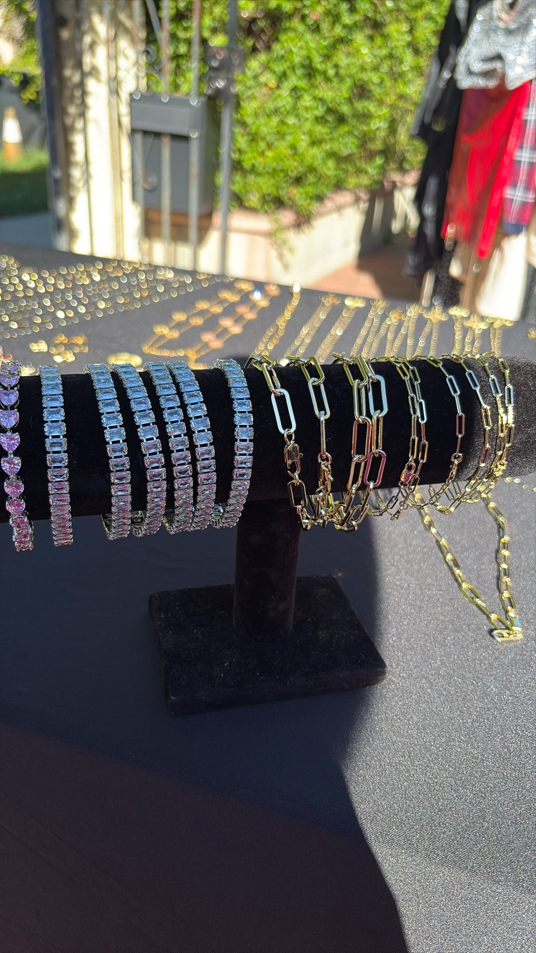 Gold Plated Jewelry With Zirconia 