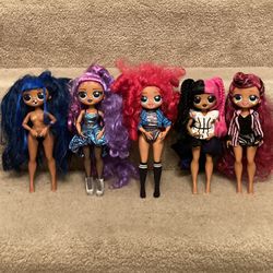 Lot Of 5 LOL Surprise Bratz Rainbow High Girls Doll Toys!!