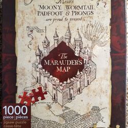 Harry Potter The Marauders Map Puzzle 1000 Pieces