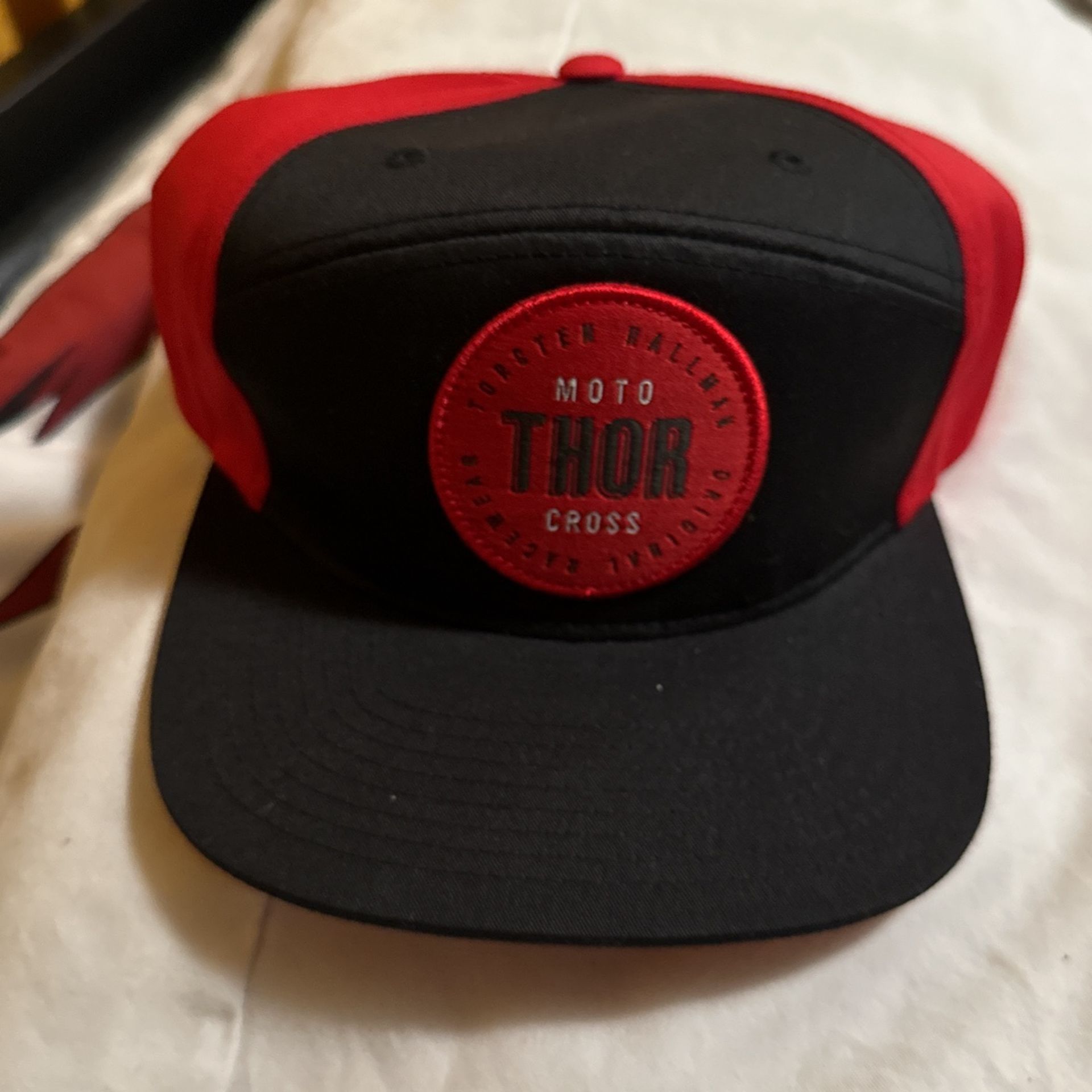 THOR Motocross Torsten Hallman Original Racewear Hat Cap Snap Back