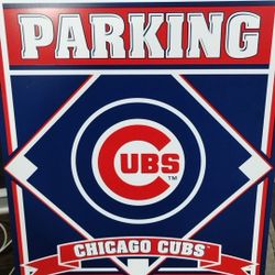 Cubs Garage Wall Sign