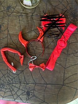 Halloween Costume Red Devil Halloween Costume Accessory Set