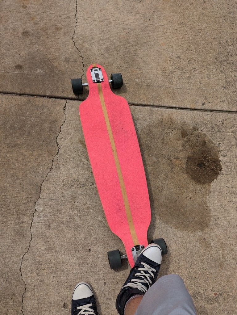 Pink Flexy Longboard 40" - Smooth ride With Unique Look