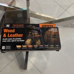 Vallejo Wood & Leather Paint Set