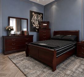 GORGEOUS, STURDY Bedroom Set at an AMAZING PRICE!