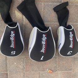 Tour Edge 3 Pc Head Cover Set 