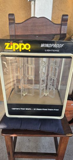 Vintage Zippo display