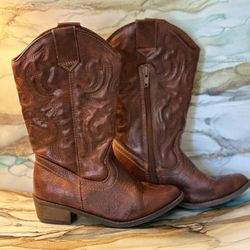 madden girl boots kids size 12