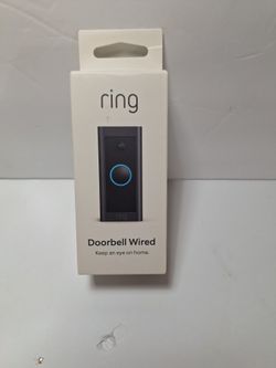 Brand new inbox wired ring doorbell motion sensor and video monitor