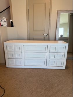 White 9-Drawer Dresser - $50 OBO!