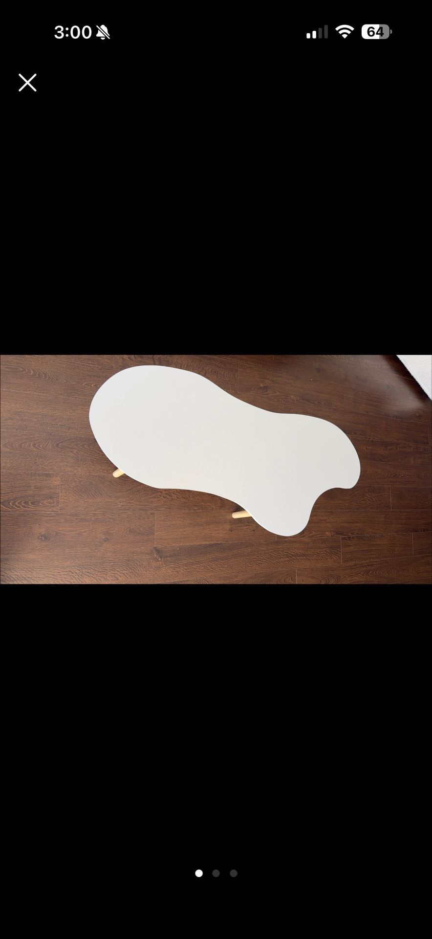 White Kidney Bean Coffee Table