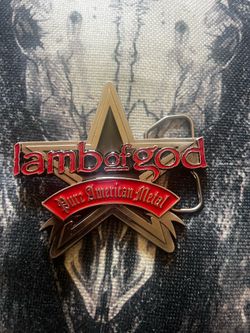 Lamb of God “Pure American Metal” Belt Buckle (2009)