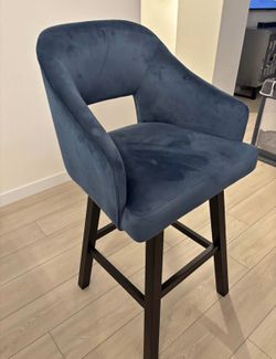 Gorgeous Tallenger Bar Height Bar Stool with Open Contoured Back (set of 2)