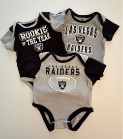 Las Vegas Raiders Onesies- 3/6 Months