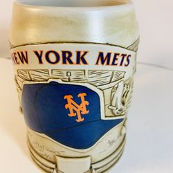 collectible New York Mets ceramic beer stein