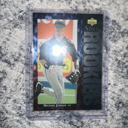 Michael Jordon Rookie Card White Sox
