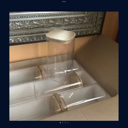 5 Brand New Storage Jars.   Kitchen. Organize 