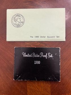1980 US Proof Set and Susan B. Anthony Dollar  Set