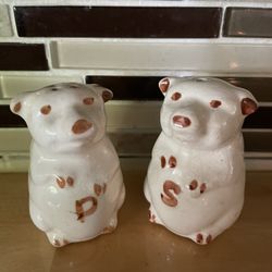 Pig Salt And Pepper Shakers 
