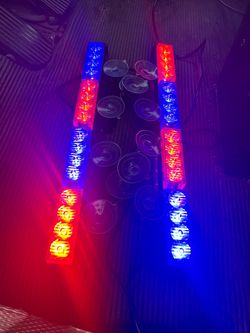 LED Strobe Light Bar for Trucks (Red/Blue)