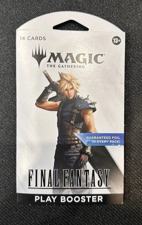 Final Fantasy X Magic the Gathering Play Booster pack retail hanger