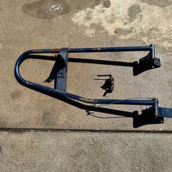 Early Ford Bronco Spare tire carrier and brackets 1(contact info removed)