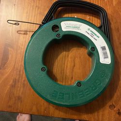 50’ Green Lee steel fish tape