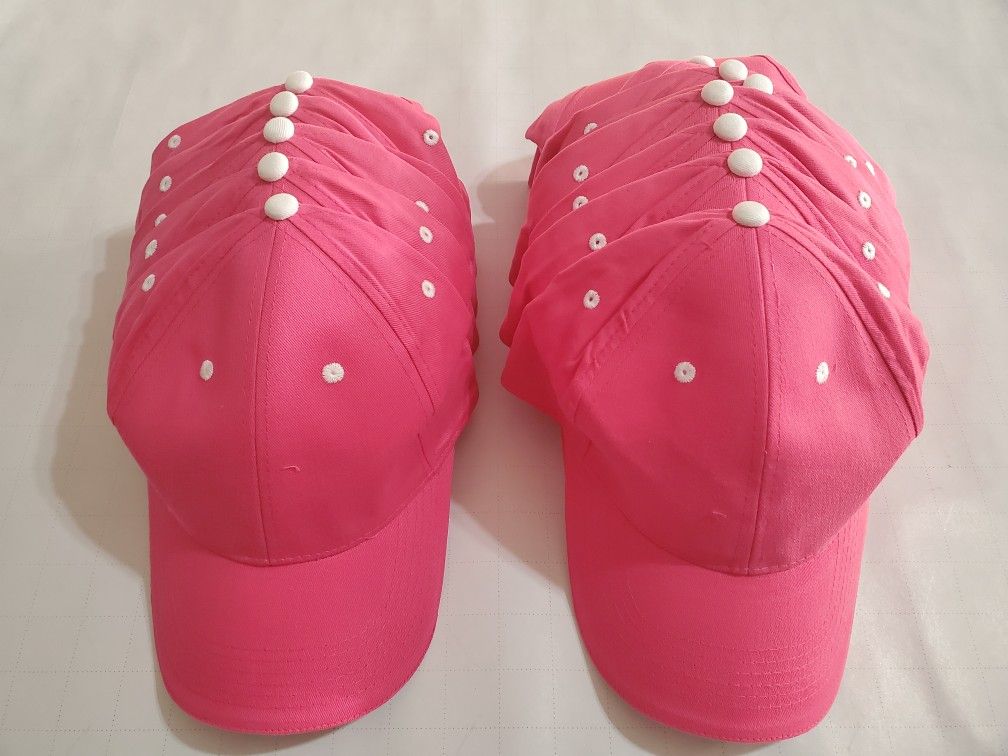 14 Hot Pink Hats - New.
