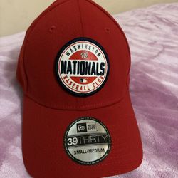 MLB Washington Nationals Hat. Size S/M, Never Used. 