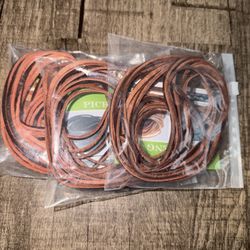 3mm Flat Genuine Leather Cords