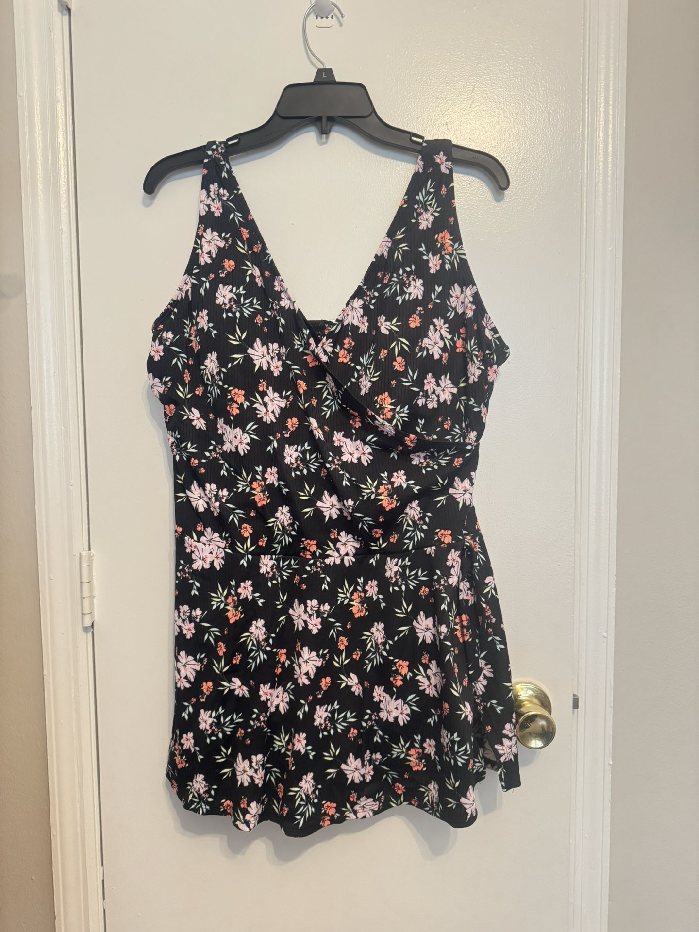 Floral Swim Dress Size XL