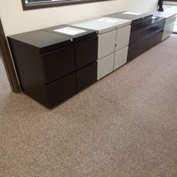 New - Heavy Duty Locking Two Drawer File Cabinets At A Great Price 