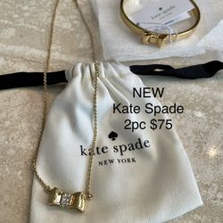 New Kate Spade Necklace & Bracelet 