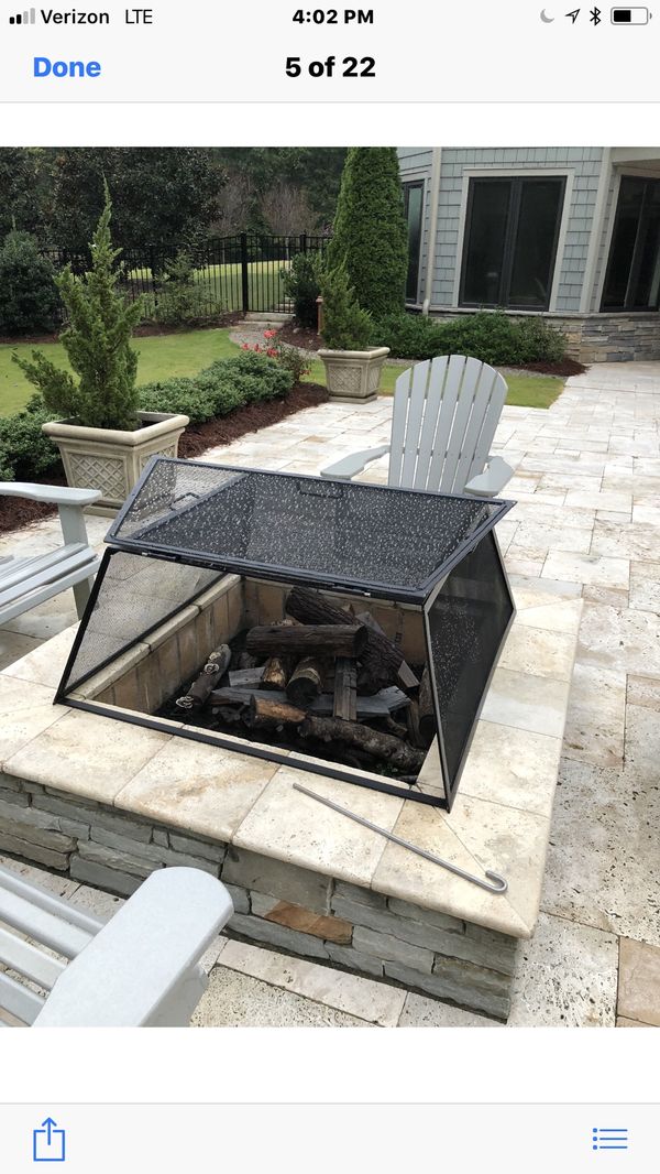 100 Stainless Steel Fire Pit Screen By Higley Metals For In 100 Stainless Steel Fire Pit Screen By Higley Metals