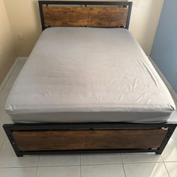 Full Bed Frame & Mattress.