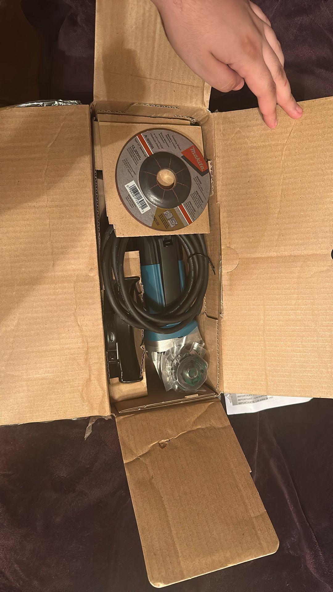 Makita Paddle Switch Angle Grinder