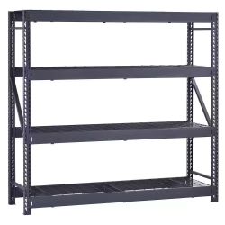Husky 4-Shelf Industrial Duty Metal Shelf (black)