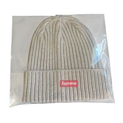 Supreme SS26 Heather Gray Beanie