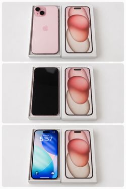 Unlocked iPhone 15 128 GB Pink