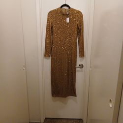 Gold Patry Dress 