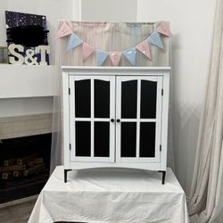 Gender reveal closet/cabinet (only selling closet, no decor)