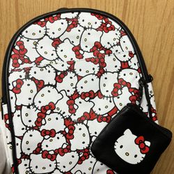 Hello Kitty Backpack with Coin Purse